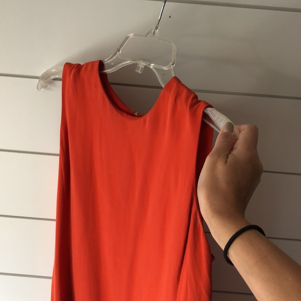 Vince Sleeveless Orange Dress - Picture 5 of 10